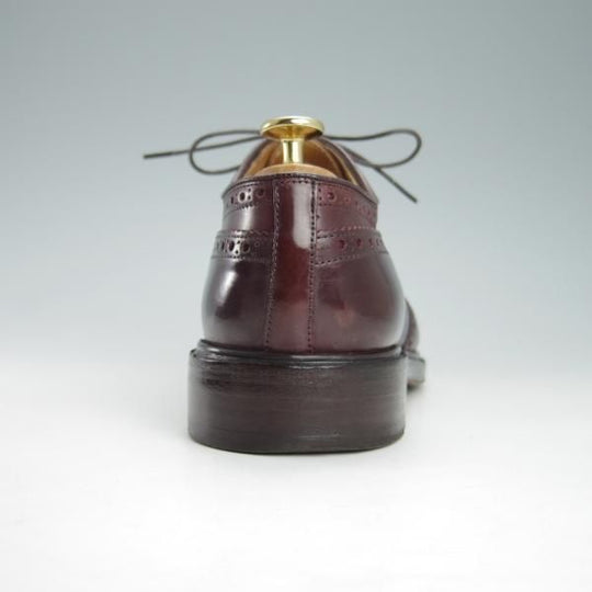 ★チャーチ 60G/UK6【定価￥154,440-★コードバン仕様/グラフトン/173ラスト】GRAFTON/フルブローグ/赤茶/メンズ/Church's★g628