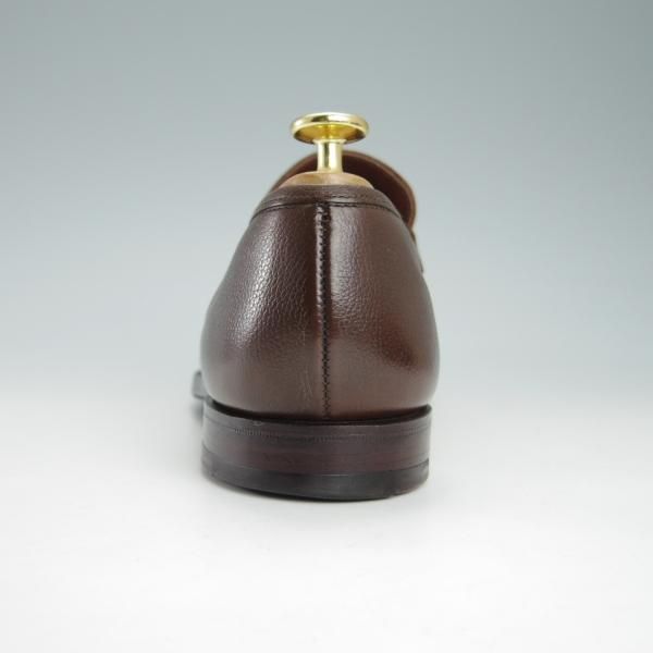 美品★クロケット&ジョーンズ 6.5E【定価￥83,600-★バーニーズNY別注/SELHURST】366ラスト/ローファー/濃茶/Crockett&Jones★g632