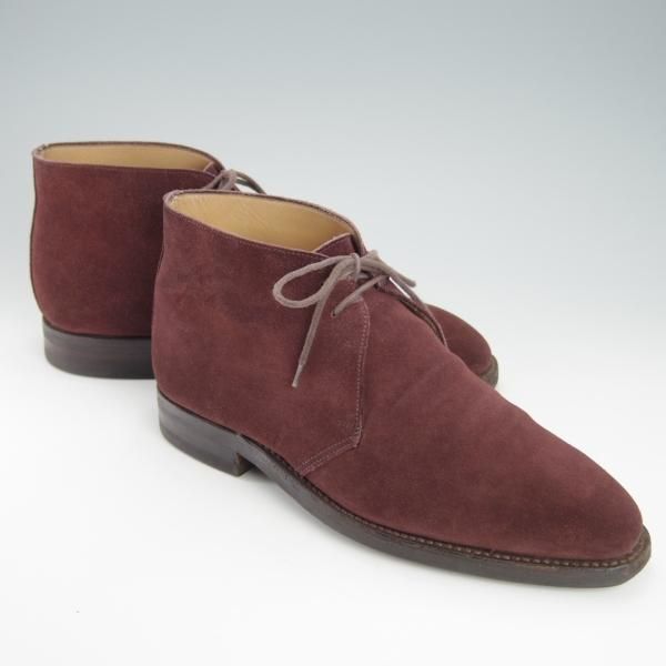 極上★クロケット&ジョーンズ 7E【ダイナイトソール仕様★バーニーズNY別注/EVESHAM】318ラスト/チャッカブーツ/Crockett&Jones★g633