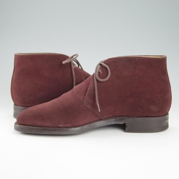 極上★クロケット&ジョーンズ 7E【ダイナイトソール仕様★バーニーズNY別注/EVESHAM】318ラスト/チャッカブーツ/Crockett&Jones★g633