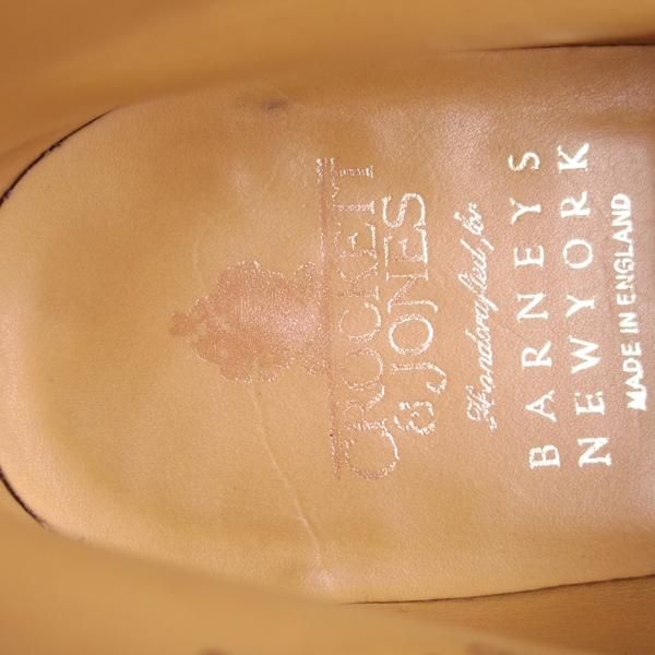 極上★クロケット&ジョーンズ 7E【ダイナイトソール仕様★バーニーズNY別注/EVESHAM】318ラスト/チャッカブーツ/Crockett&Jones★g633