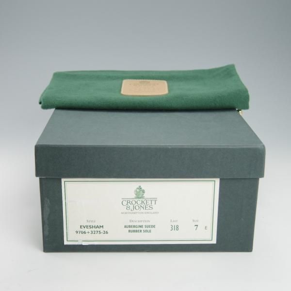 極上★クロケット&ジョーンズ 7E【ダイナイトソール仕様★バーニーズNY別注/EVESHAM】318ラスト/チャッカブーツ/Crockett&Jones★g633