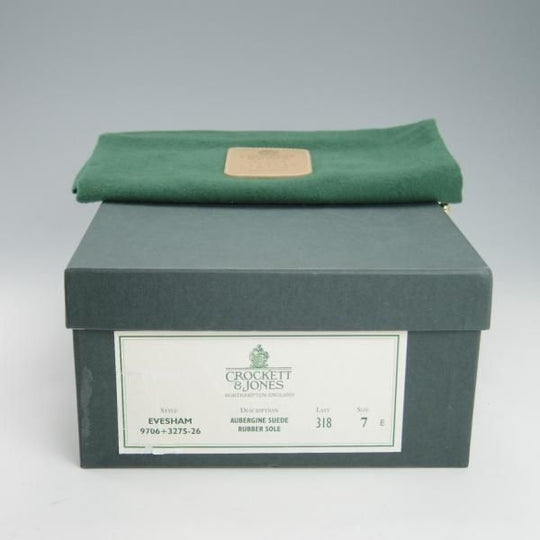極上★クロケット&ジョーンズ 7E【ダイナイトソール仕様★バーニーズNY別注/EVESHAM】318ラスト/チャッカブーツ/Crockett&Jones★g633
