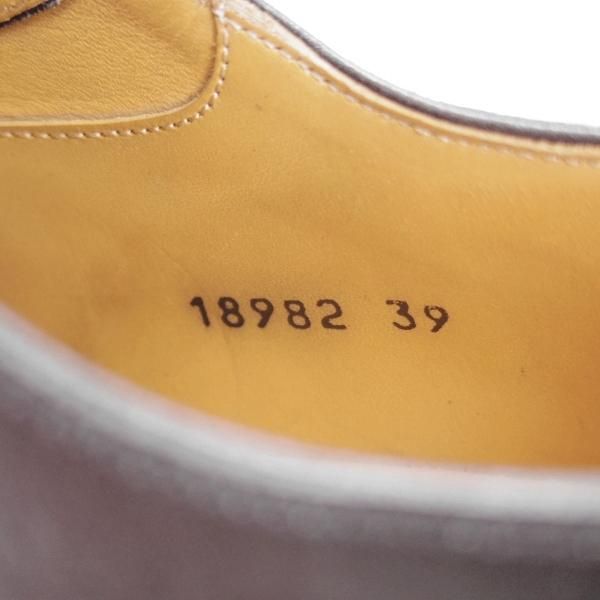 極美品★(スペイン製)マグナーニ SIZE 39【★ボロネーゼ製法/18982】モンクストラップ/カーフ×グレインレザー/黒/MAGNANNI★g634