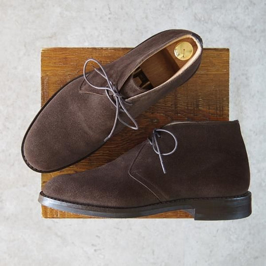 極上★チャーチ 6.5F【定価￥102,300-★ダイナイトソール仕様/RYDER 3/ライダー】81ラスト/チャッカブーツ/スエード/Church's★g636