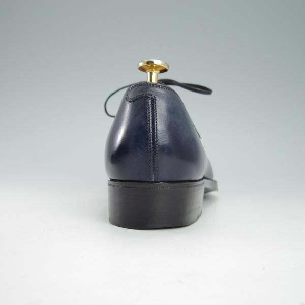 極美品★(福岡)Corno blu/コルノブルゥ UK6.5程度【オーダー価格27.5万円〜★ビスポーク/専用シューツリー付】(イルチア社)ヌメ革★g638