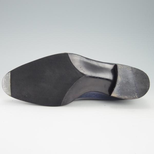 極美品★(福岡)Corno blu/コルノブルゥ UK6.5程度【オーダー価格27.5万円〜★ビスポーク/専用シューツリー付】(イルチア社)ヌメ革★g638