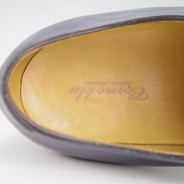 極美品★(福岡)Corno blu/コルノブルゥ UK6.5程度【オーダー価格27.5万円〜★ビスポーク/専用シューツリー付】(イルチア社)ヌメ革★g638