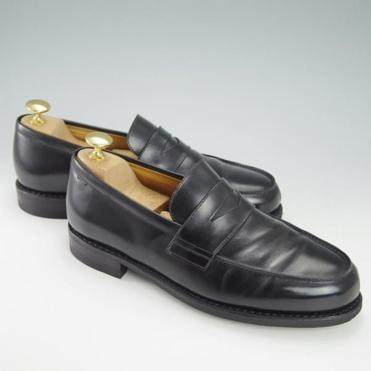 極美品★パラブーツ SIZE 5【定価￥77,000-★アドニス/ADONIS】ギャラクシーソール/コインローファー/カーフ/NOIR/黒/Paraboot★g639