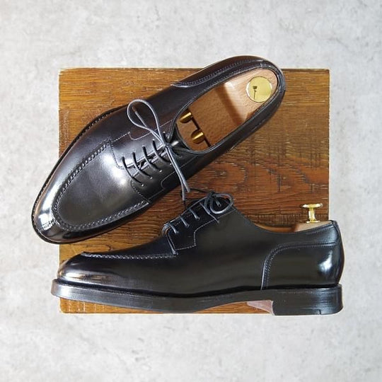 極上★ジョンロブ 5EE【名作★シャンボード/CHAMBORD/スキンステッチ仕様】8695ラスト/Uチップ/カーフ/黒/メンズ/JOHN LOBB★g640