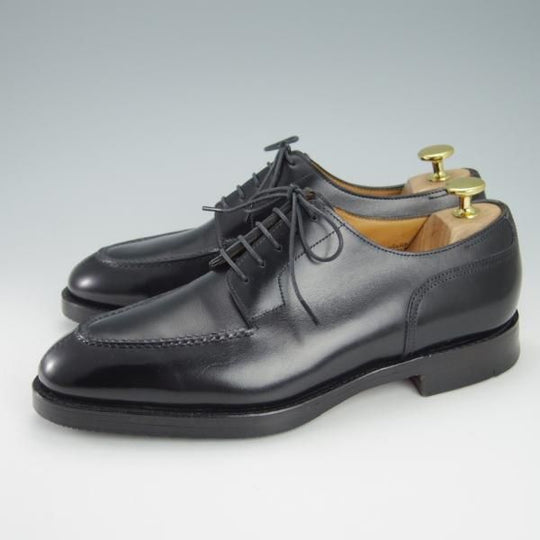 極上★ジョンロブ 5EE【名作★シャンボード/CHAMBORD/スキンステッチ仕様】8695ラスト/Uチップ/カーフ/黒/メンズ/JOHN LOBB★g640