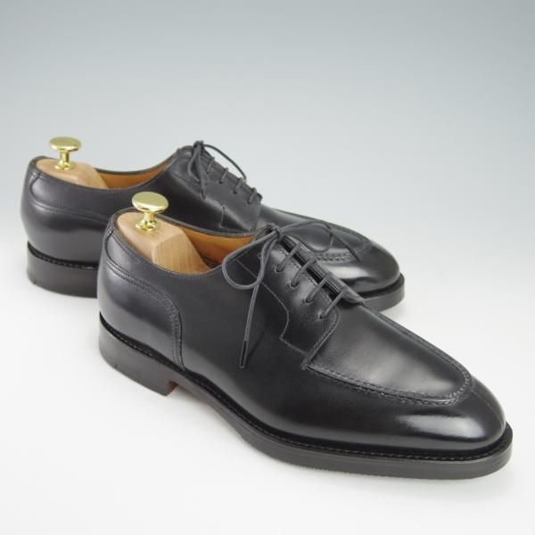 極上★ジョンロブ 5EE【名作★シャンボード/CHAMBORD/スキンステッチ仕様】8695ラスト/Uチップ/カーフ/黒/メンズ/JOHN LOBB★g640