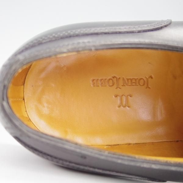 極上★ジョンロブ 5EE【名作★シャンボード/CHAMBORD/スキンステッチ仕様】8695ラスト/Uチップ/カーフ/黒/メンズ/JOHN LOBB★g640