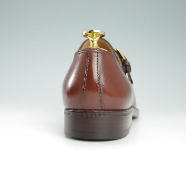 極美品★(伊)タニノクリスチー SIZE 5【定価15万円以上★モンクストラップ/122563】カーフ/茶/メンズ/TANINO CRISCI★g643