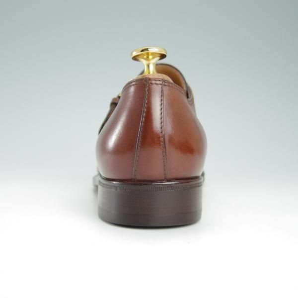 極美品★(伊)タニノクリスチー SIZE 5【定価15万円以上★モンクストラップ/122563】カーフ/茶/メンズ/TANINO CRISCI★g643