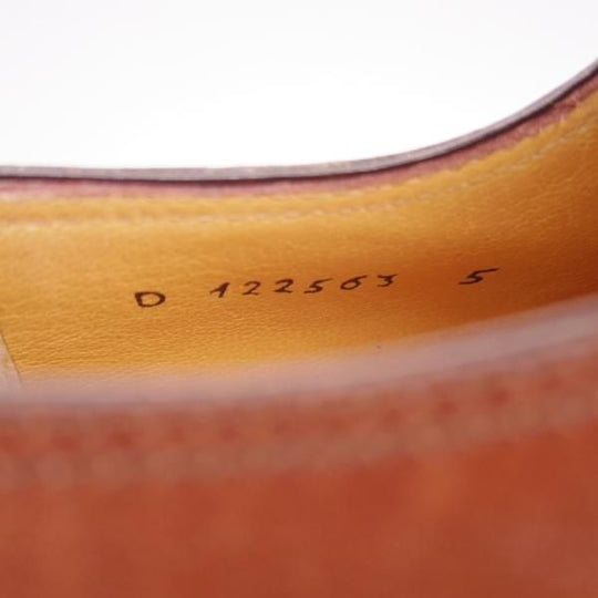 極美品★(伊)タニノクリスチー SIZE 5【定価15万円以上★モンクストラップ/122563】カーフ/茶/メンズ/TANINO CRISCI★g643