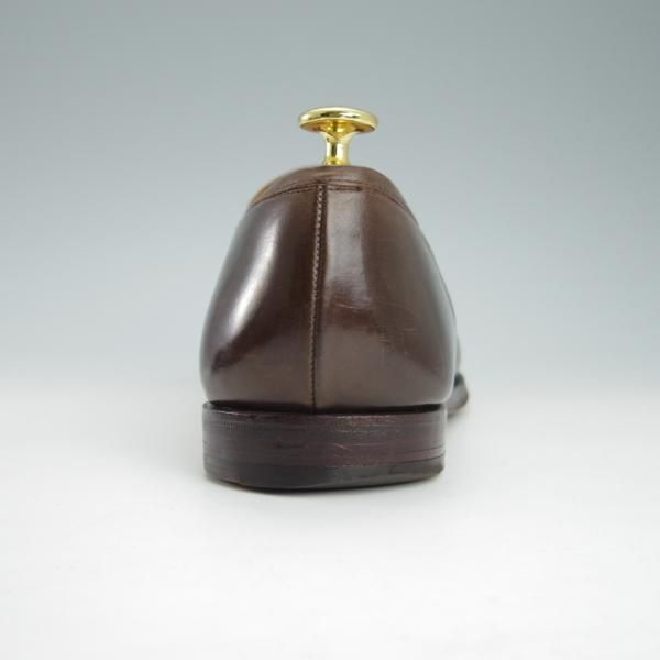 極上★クロケット&ジョーンズ UK9/US9.5E【コードバン仕様★茶/ダークブラウン/ラルフローレン別注】ローファー/Crockett&Jones★g644