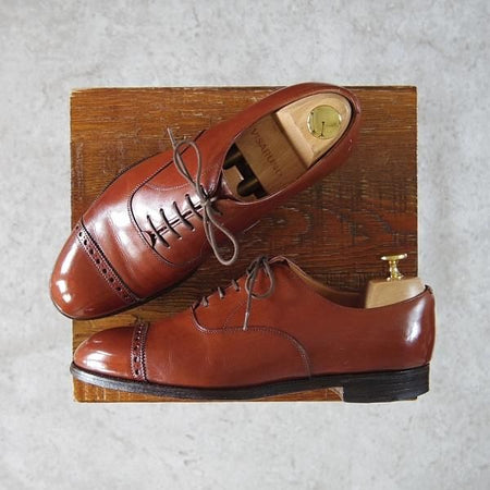 ★エドワードグリーン 5E【旧工場製★マスターロイド/旧バークレー/202ラスト】BARKELEY/カーフ/茶/Lloyd Footwear/EDWARD GREEN★g645