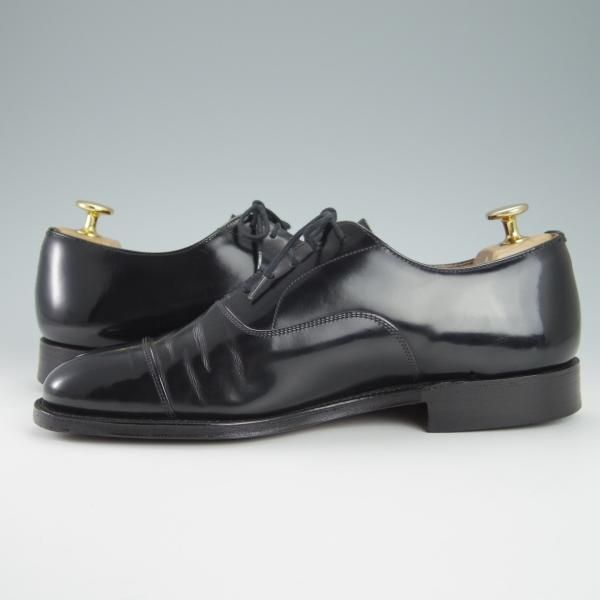 美品★チャーチ 60F/UK6【貴重★73ラスト/コンサル同仕様】THAMES/ストレートチップ/ポリッシュドバインダーカーフ/黒/Church's★g646