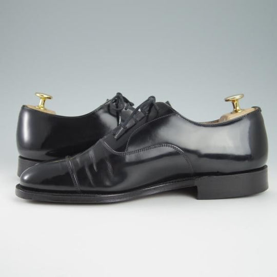 美品★チャーチ 60F/UK6【貴重★73ラスト/コンサル同仕様】THAMES/ストレートチップ/ポリッシュドバインダーカーフ/黒/Church's★g646