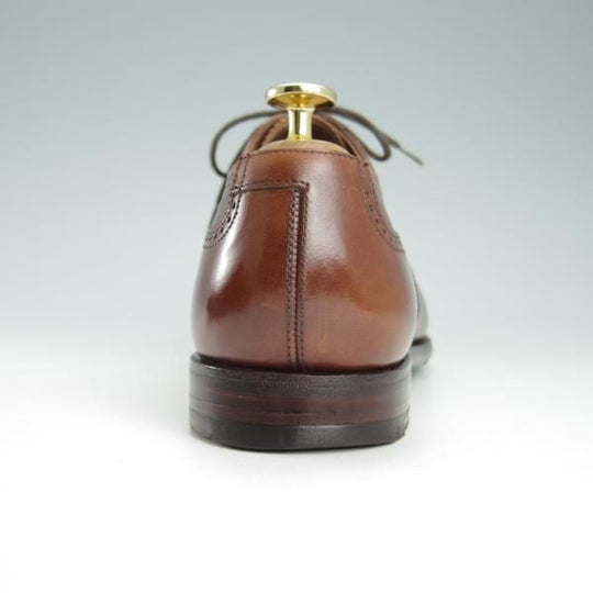 極上★クロケット&ジョーンズ 6.5E【ハンドグレードライン★SELBORNE/358ラスト】セミブローグ/カーフ/茶/メンズ/Crockett&Jones★g647