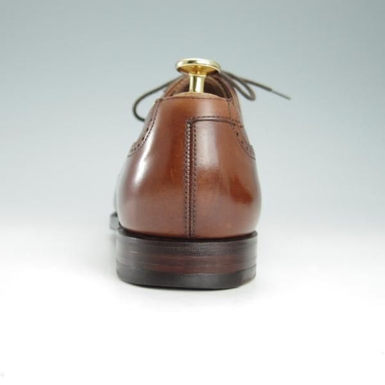 極上★クロケット&ジョーンズ 6.5E【ハンドグレードライン★SELBORNE/358ラスト】セミブローグ/カーフ/茶/メンズ/Crockett&Jones★g647