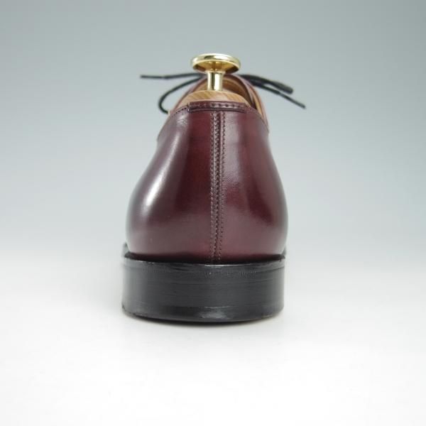 美品★(英)グレンソン 8.5F【モデル定価￥74,800-★LONDON/ロンドン】ストレートチップ/カーフ/赤茶/BURGUNDY/メンズ/GRENSON★g648