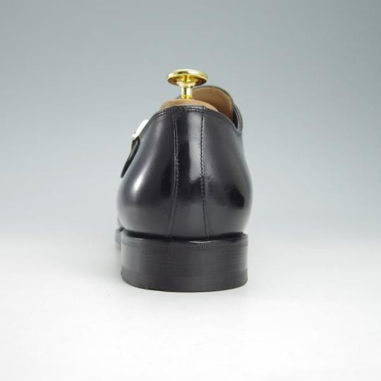 美品★(伊)サントーニ SIZE 8【上級★グッドイヤーウェルテッド製法/14713】DUKEラスト/ダブルモンク/黒/Santoni★g650