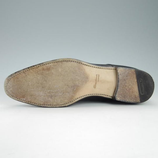 美品★(伊)サントーニ SIZE 8【上級★グッドイヤーウェルテッド製法/14713】DUKEラスト/ダブルモンク/黒/Santoni★g650