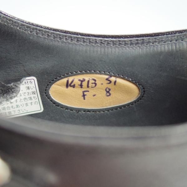 美品★(伊)サントーニ SIZE 8【上級★グッドイヤーウェルテッド製法/14713】DUKEラスト/ダブルモンク/黒/Santoni★g650