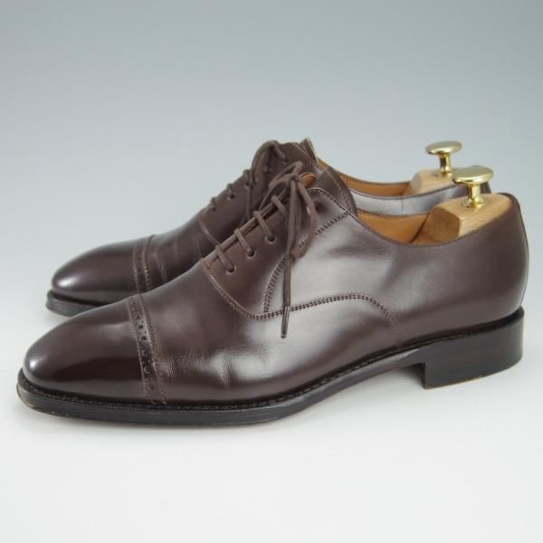 極上★(スペイン製)YANKO/ヤンコ SIZE 6【グッドイヤーウェルテッド製法★パンチドキャップトゥ/14727】カーフ/濃茶/メンズ★g651