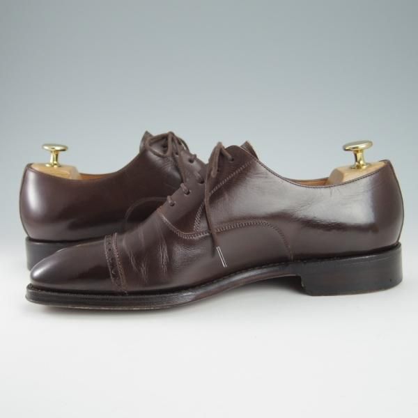 極上★(スペイン製)YANKO/ヤンコ SIZE 6【グッドイヤーウェルテッド製法★パンチドキャップトゥ/14727】カーフ/濃茶/メンズ★g651