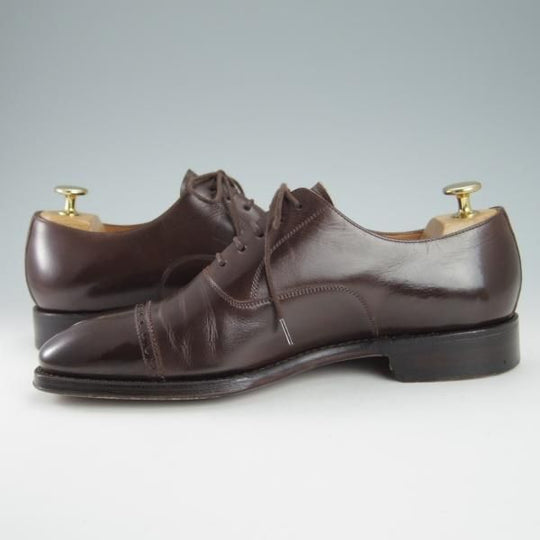 極上★(スペイン製)YANKO/ヤンコ SIZE 6【グッドイヤーウェルテッド製法★パンチドキャップトゥ/14727】カーフ/濃茶/メンズ★g651