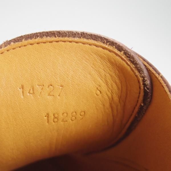 極上★(スペイン製)YANKO/ヤンコ SIZE 6【グッドイヤーウェルテッド製法★パンチドキャップトゥ/14727】カーフ/濃茶/メンズ★g651