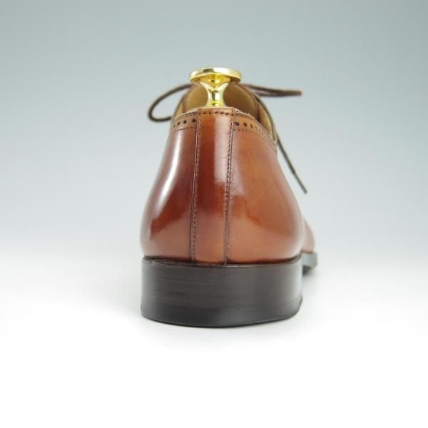 美品★(スペイン製)マグナーニ SIZE 39【★ボロネーゼ製法/オックスフォードシューズ】16614/カーフ/茶/メンズ/MAGNANNI★g652