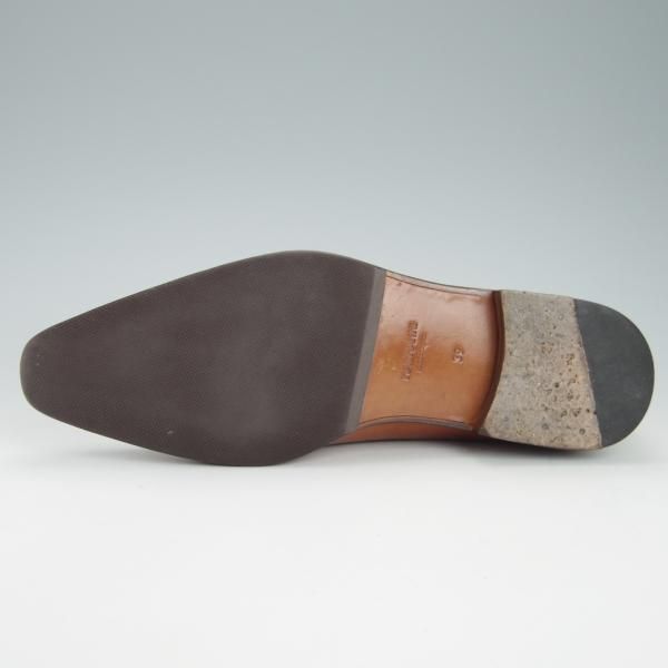 美品★(スペイン製)マグナーニ SIZE 39【★ボロネーゼ製法/オックスフォードシューズ】16614/カーフ/茶/メンズ/MAGNANNI★g652