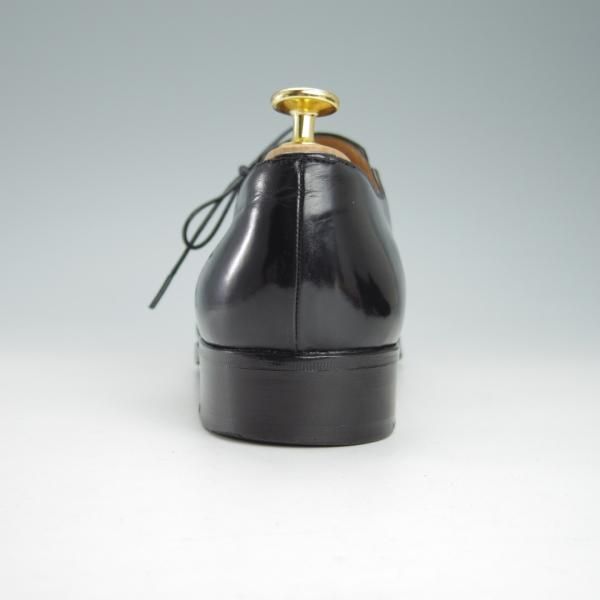 極上★(伊)アルティオリ SIZE 6.5【定価15万円以上★サイドレース】カーフ/黒/シューズ/メンズ/ARTIOLI★g653