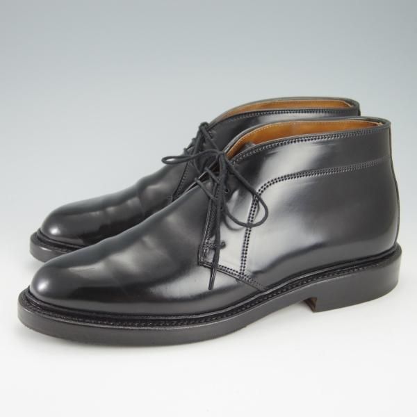極上★(米)アレンエドモンズ 6D【定価￥170,500-★コードバン仕様/Dundee】チャッカブーツ/黒/メンズ/ALLEN EDMONDS★g657