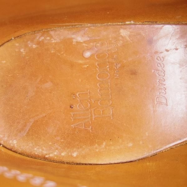 極上★(米)アレンエドモンズ 6D【定価￥170,500-★コードバン仕様/Dundee】チャッカブーツ/黒/メンズ/ALLEN EDMONDS★g657