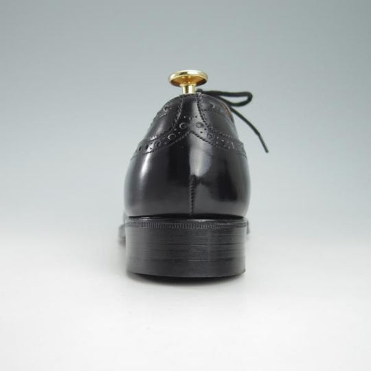 極美品★チャーチ 65F/UK6.5【旧チャーチ★73ラスト/CHETWYND/チェットウィンド】3都市ロゴ/フルブローグ/カーフ/黒/Church's★g659