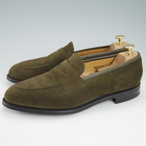 ほぼ試着程度★エドワードグリーン 8.5E【定価￥174,900-★ピカデリー/PICCADILLY】184ラスト/コインローファー/EDWARD GREEN★g660