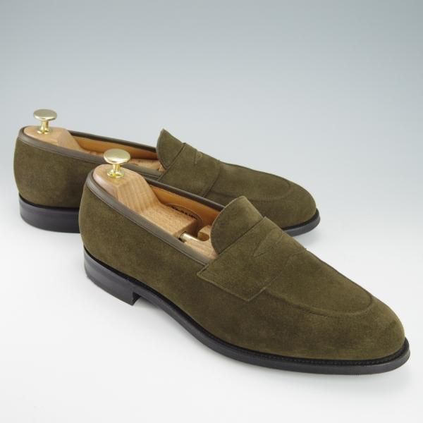 ほぼ試着程度★エドワードグリーン 8.5E【定価￥174,900-★ピカデリー/PICCADILLY】184ラスト/コインローファー/EDWARD GREEN★g660