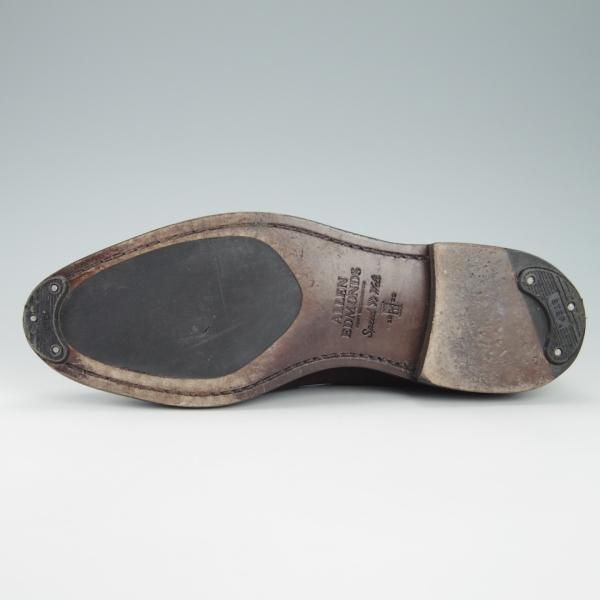 極美品★(米)アレンエドモンズ 8D【現行定価7.5万円程度★Mercer Street/コインローファー】スエード/濃茶/メンズ/ALLEN EDMONDS★g662