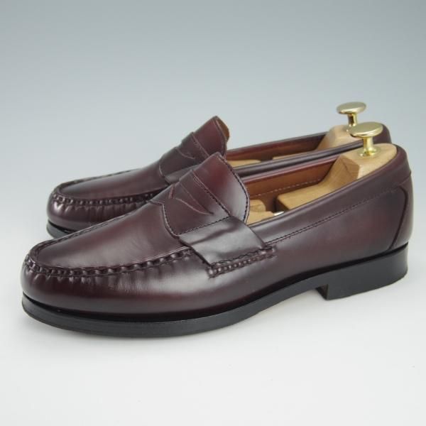 美品★(米)アレンエドモンズ 7E【現行定価6万円程度★Walden/ウォールデン】コインローファー/赤茶/メンズ/ALLEN EDMONDS★g663