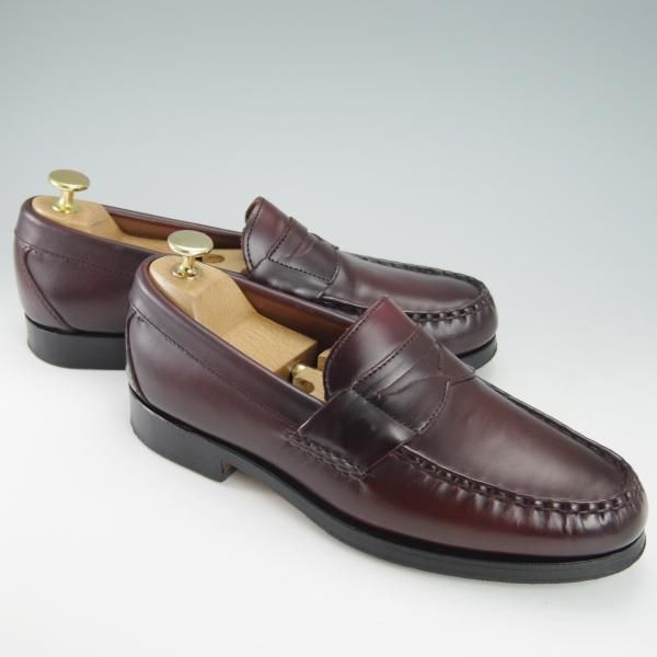 美品★(米)アレンエドモンズ 7E【現行定価6万円程度★Walden/ウォールデン】コインローファー/赤茶/メンズ/ALLEN EDMONDS★g663