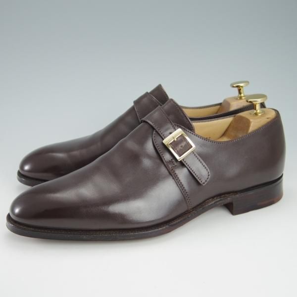 ★(英)アルフレッド・サージェント 8F【貴重★(米)Jプレス別注/J.PRESS】99ラスト/モンクストラップ/濃茶/メンズ/Alfred Sargent★g664