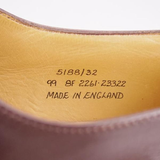 ★(英)アルフレッド・サージェント 8F【貴重★(米)Jプレス別注/J.PRESS】99ラスト/モンクストラップ/濃茶/メンズ/Alfred Sargent★g664