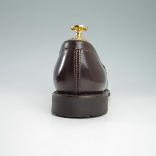 極美品★(英)アルフレッド・サージェント UK6.5【貴重★(仏)BOWEN別注/コインローファー】濃茶/メンズ/Alfred Sargent★g665