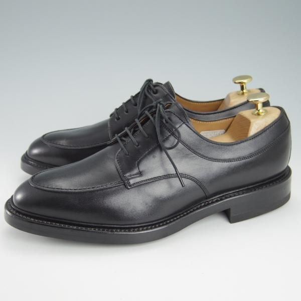 未使用★ラルフローレン SIZE 25.5【定価￥50,600-★ダイナイトソール仕様/RL06】Uチップ/カーフ/黒/Ralph Lauren/REGAL★g667