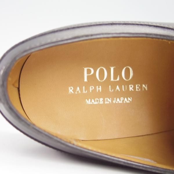 未使用★ラルフローレン SIZE 25.5【定価￥50,600-★ダイナイトソール仕様/RL06】Uチップ/カーフ/黒/Ralph Lauren/REGAL★g667